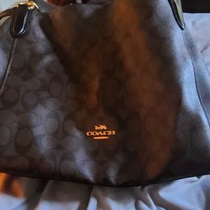 Coach Signature Hallie Shoulder Bag. Never used